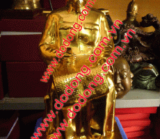 Tượng đồng Bác hồ mạ vàng các kiểu dáng – Đồ đồng mạ vàng
