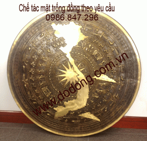 Mặt trống đồng gò đồng giả cổ 1,55m – mặt trống đồng