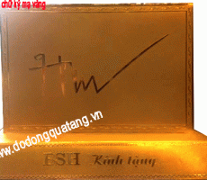 Chữ ký mạ vàng,khắc đồng chữ ký giám đốc,chủ tịch