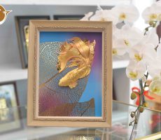 Tranh vàng 24k tranh cá vàng, quà tặng phong thủy ý nghĩa